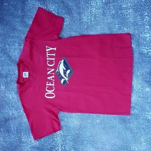 Vintage 90s Ocean City Dolphin Graphic Single Stitch T-Shirt